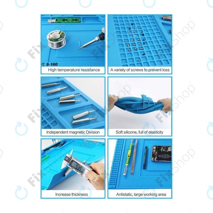 ESD Antistatická Teplovzdorná Silikonová Podložka - 45 x 30cm