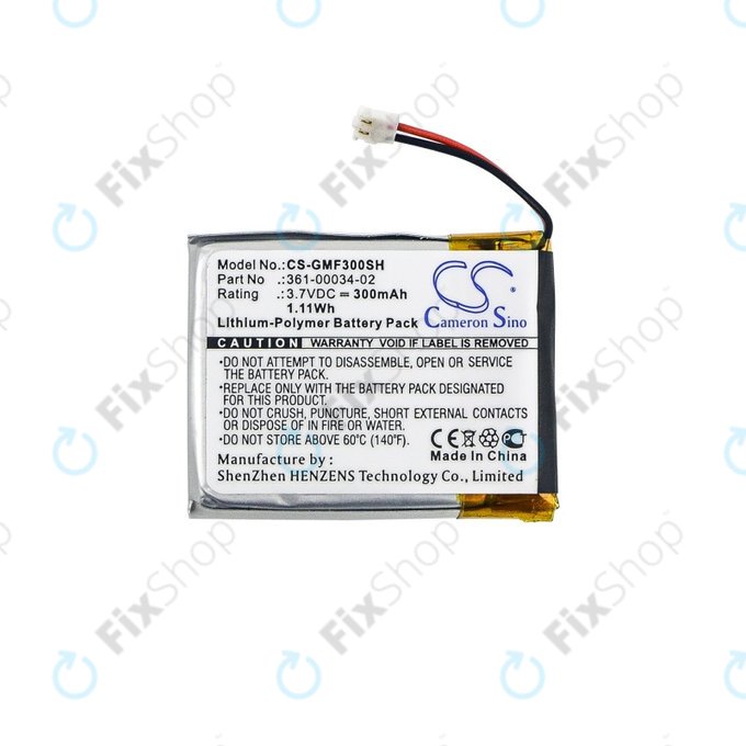 Garmin Fenix 3, 3 HR - Baterie 361-00034-02 300mAh HQ