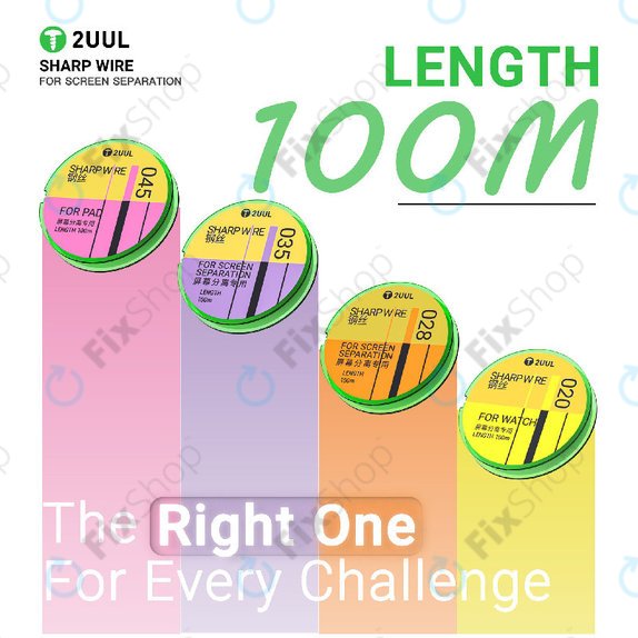 Separační drát na displeje, 2UUL GS-028, 0.028mm x 100m