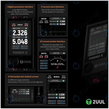 USB měřič napětí a proudu (multimetr), 2UUL PW11