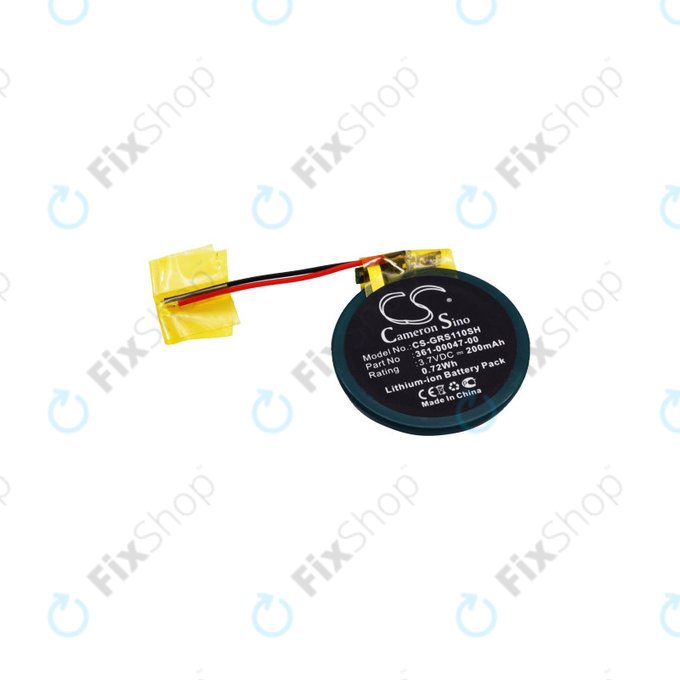 Baterie pro Garmin Approach S1, S3, S4, Forerunner 110, 210, S1, 200mAh, Li-Ion, 3.7V, 361-00047-00, HQ
