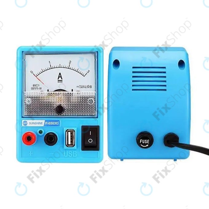 Sunshine P-0503C - Regulovatelný Mini Napájecí Zdroj (0-5V, 0-3A)