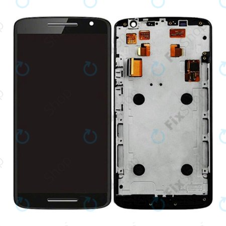 Motorola Moto X Play XT1562 - LCD Displej + Dotykové Sklo + Rám (Black) TFT