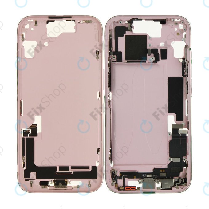 Střední Rám s Baterií pro iPhone 15 | Pink | ZD076-00670 | Genuine Apple