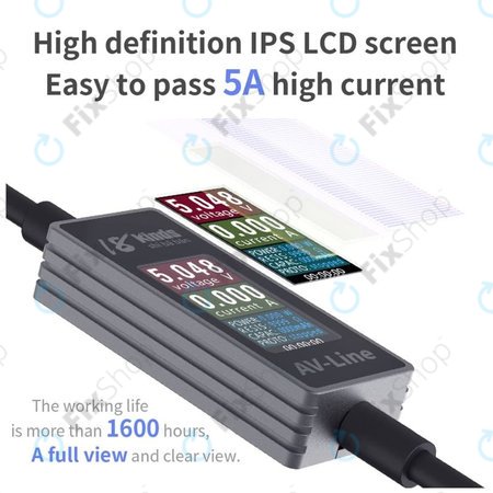 AV-Line - Smart Detekční Nabíjecí Kabel (Lightning - USB-C)