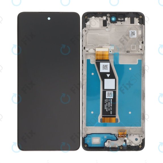 Motorola Moto G04 - LCD Displej + Dotykové Sklo + Rám (Black) TFT