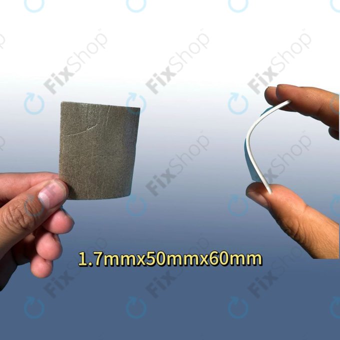 Vysokoteplotní izolační podložka na přenos IC a opravy displejů (70mm × 60mm × 1.7mm)
