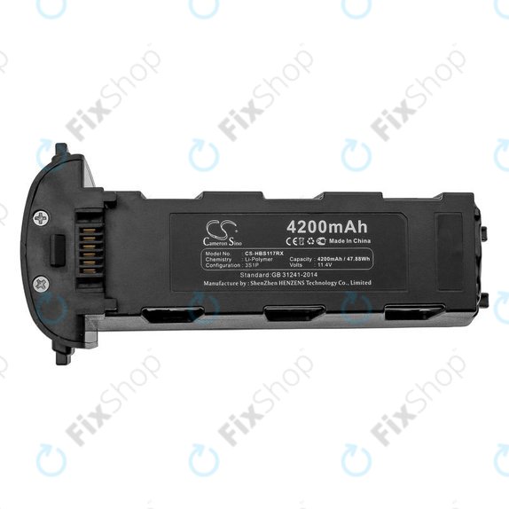 Baterie pro Hubsan Zino H117s, Zino Pro, 4200mAh, Li-Pol, 11.4V, HQ