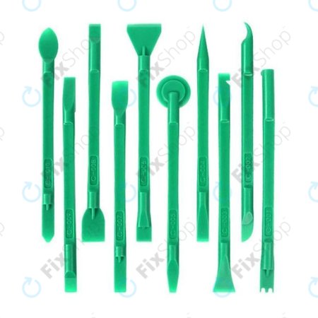 Relife RL-049C - Oboustranný Set Nářadí na Demontáź 10v1 (Zelený)