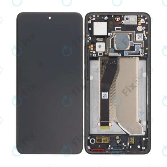 Xiaomi 14T Pro 2407FPN8EG - LCD Displej + Dotykové Sklo + Rám (Titan Black) OLED