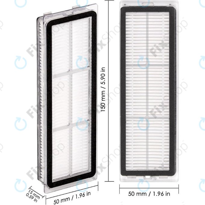 HEPA filtr, 2 ks pro Xiaomi Dreame L10s Pro Gen2, D10s Plus Gen2, L10s Ultra