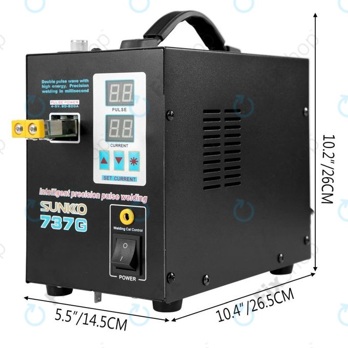 Sunkko 737G - Bodová Svářečka Baterií (1.5KW) | FixShop