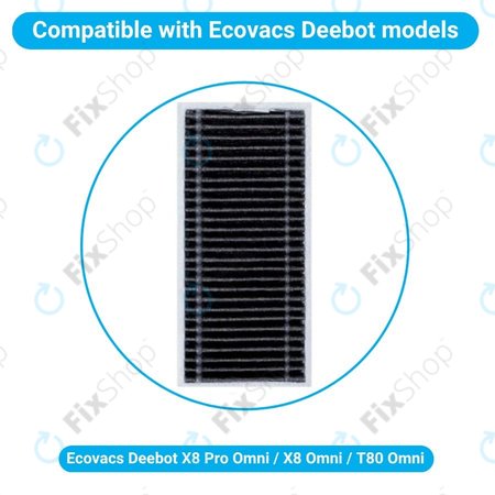 Ecovacs X8 Pro Omni, X8 Omni, T80 Omni - Prachový filtr