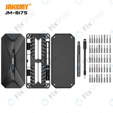 Jakemy JM-8175 - Sada Servisního Nářadí pro Servis Elektroniky 50v1