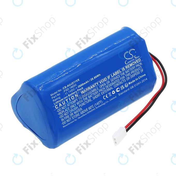 Baterie pro Aquajack 211, 2600mAh, Li-Ion, 11.1V, PSD 18650, HQ