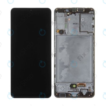 Samsung Galaxy A31 A315F - LCD Displej + Dotykové Sklo + Rám (Prism Crush Black) - GH82-22905A, GH82-22761A, GH82-24406A, GH82-24455A Genuine Service Pack