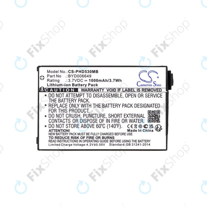 Baterie pro Philips Avent Eco SCD535 DECT, 1000mAh, Li-Ion, 3.7V, BYD001743, HQ