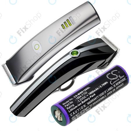 Baterie pro Moser Ermila 1884, 1885, Wahl 1884 LI+PRO, Wahl Ermila 1884, 1885, 1800mAh, LiFePO4, 3.2V, -, HQ