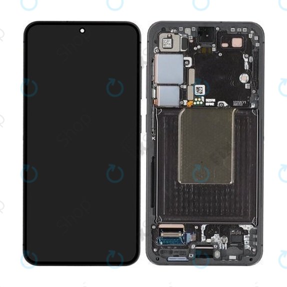 Samsung Galaxy S24 S921B - LCD Displej + Dotykové Sklo + Rám (Onyx Black) OLED
