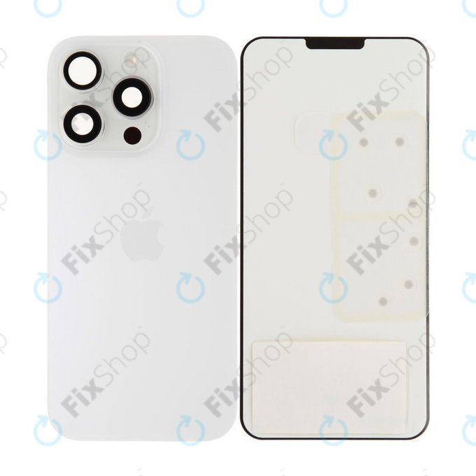Sklo Zadního Housingu pro iPhone 16 Pro | White Titanium | 661-42723 | Genuine Apple