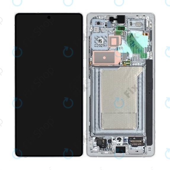 Samsung Galaxy S25 Ultra - LCD Displej + Dotykové Sklo + Rám (Titanium Silverblue) OLED