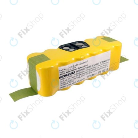iRobot Roomba 500, 600, 700, 800, 900-series, R3, Scooba 450, Vileda 137173 - Baterie 11702, GD-Roomba-500, VAC-500NMH-33 Ni-MH 14.4V 3500mAh