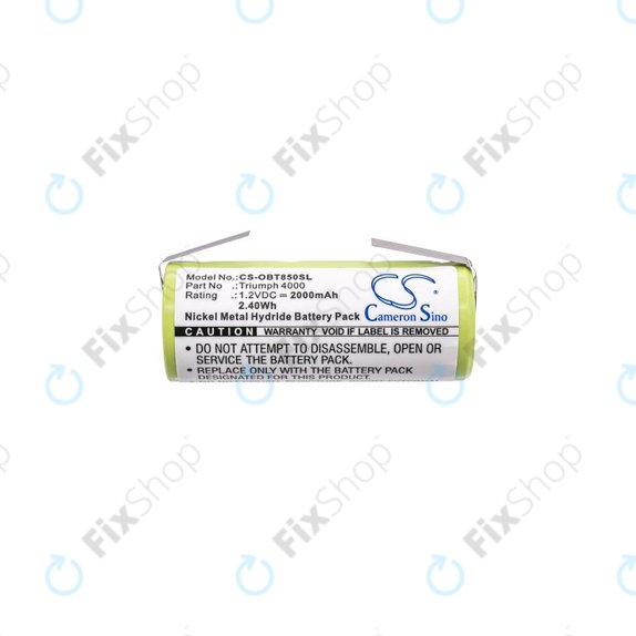 Baterie pro Oral-B Triumph 4000, 2000mAh, Ni-MH, 1.2V, 3761, HQ