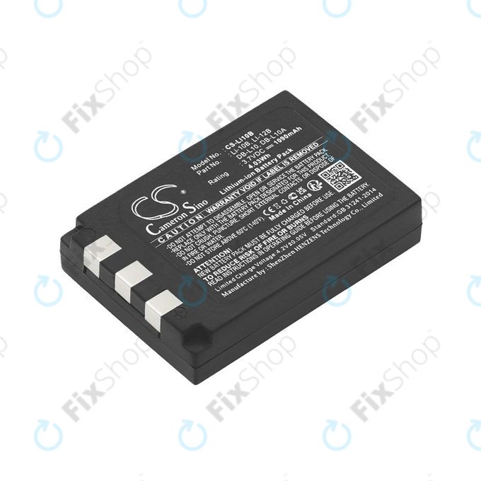 Baterie pro Olympus C-765 Zoom, Camedia X-3, 1090mAh, Li-Ion, 3.7V, Li-10B, HQ