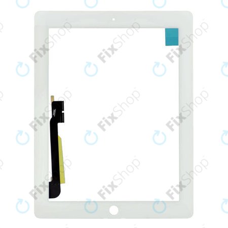 Apple iPad 3, iPad 4 - Dotykové Sklo (White)