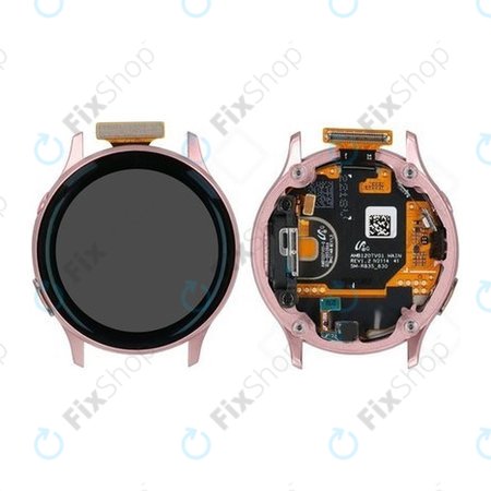 Samsung Galaxy Watch Active 2 40mm R830, R835 - LCD Displej + Dotykové Sklo + Rám (Gold) - GH82-21104B Genuine Service Pack