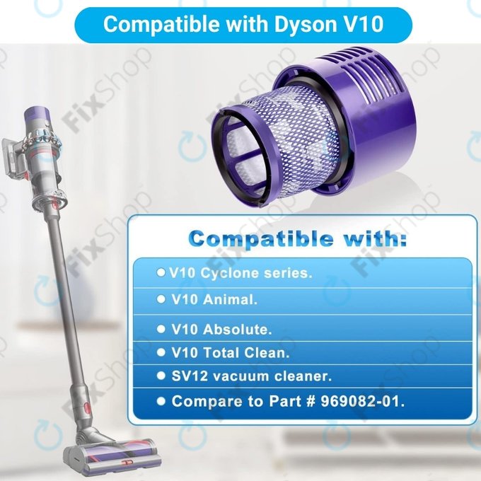 Dyson V10 - Prachový Filtr