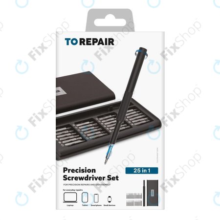 SBS - Přesná sada šroubováků s magnetickou rukojetí 25v1