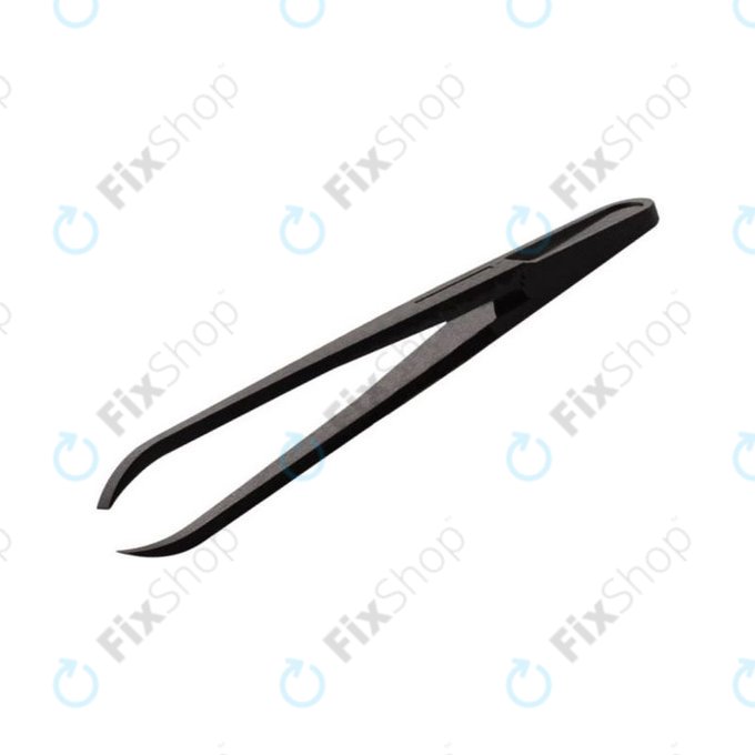 Plastová Antistatická Pinzeta s Tenkou Zakřivenou Špičkou