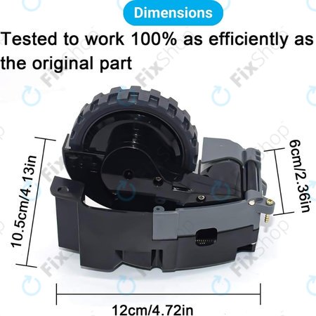 iRobot Roomba e-series, i-series, j-series - Kolo s Motorem (Levé)