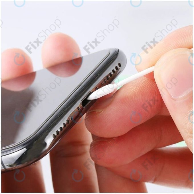 Vatové Tampony na Čištění Telefonů a Sluchátek (25ks)