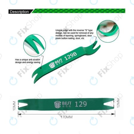Best BST-129B - Montážní Páčidlo na Interierové Plasty