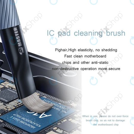 Mechanic - Ocelový kartáček na PCB/BGA pro čištění IC podložek a odstranění lepidla