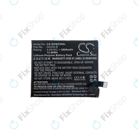 Google Pixel 3a XL - Baterie G020A-B 3600mAh HQ