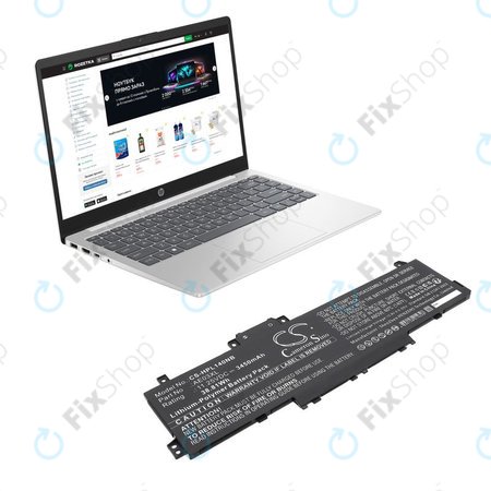 Baterie pro HP 14, 15, 3450mAh, Li-Pol, 11.25V, AE03XL, HQ