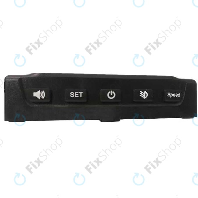 Kugoo S1, S1 Pro, S2, S3 - Set Přístrojové Desky (Plastový Kryt Displeje, Páčka Akcelerátoru, Brzdy, Kryt LED Světla)