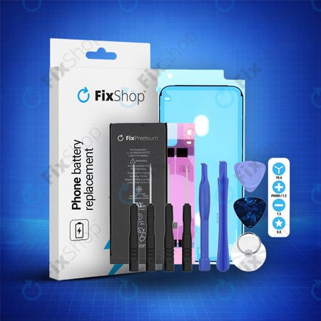 Apple iPhone SE (2nd Gen 2020) - Baterie 1821mAh FixPremium + Lepka pod Baterii + Lepka pod LCD + Set Nářadí - Multipack