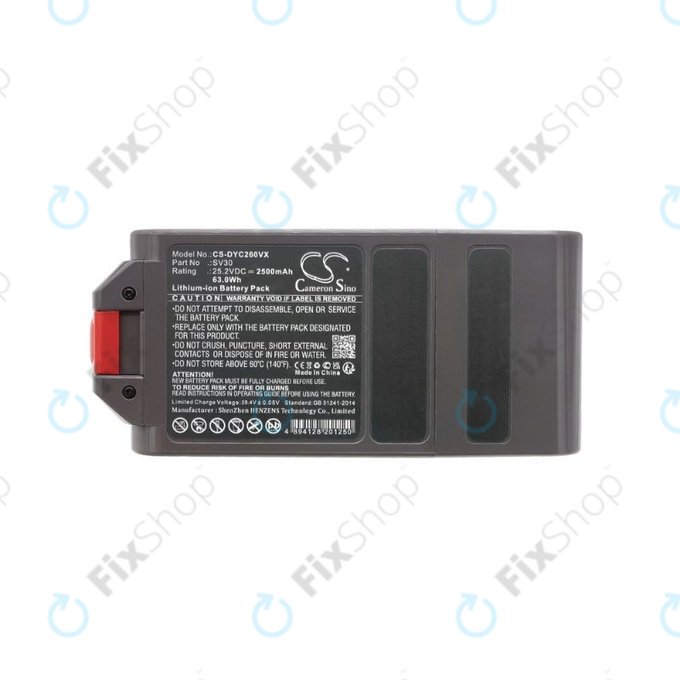 Dyson V12 - Baterie 965470-01 Li-Ion 25.2V 2500mAh HQ
