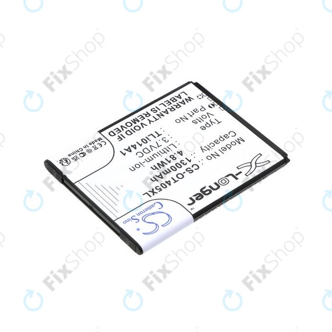 Baterie pro Alcatel OneTouch Evolve, 1300mAh, Li-Ion, 3.7V, TLi014A1, HQ