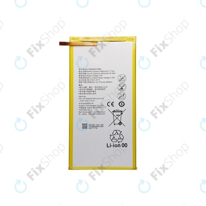 Huawei EE Eagle, MediaPad T1 8.0, T1 10 - Baterie HB3080G1EBC 4800mAh