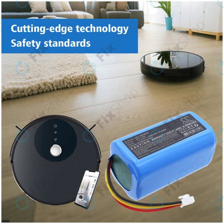 Baterie pro Liectroux C30B, BLAUPUNKT BPK-VCBB1XB, Midea M4, 2600mAh, Li-ion, 14.4V, MD-C30B, HQ