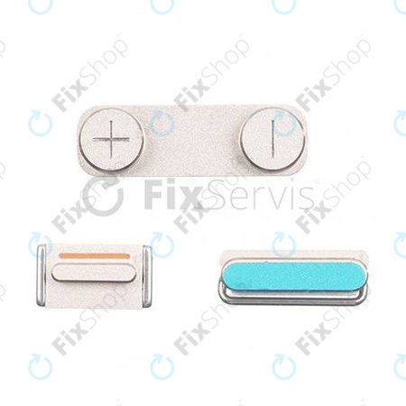 Apple iPhone 5S - Set Tlačítek Hlasitosti + Zapínání + Tichého Režimu (Space Gray)