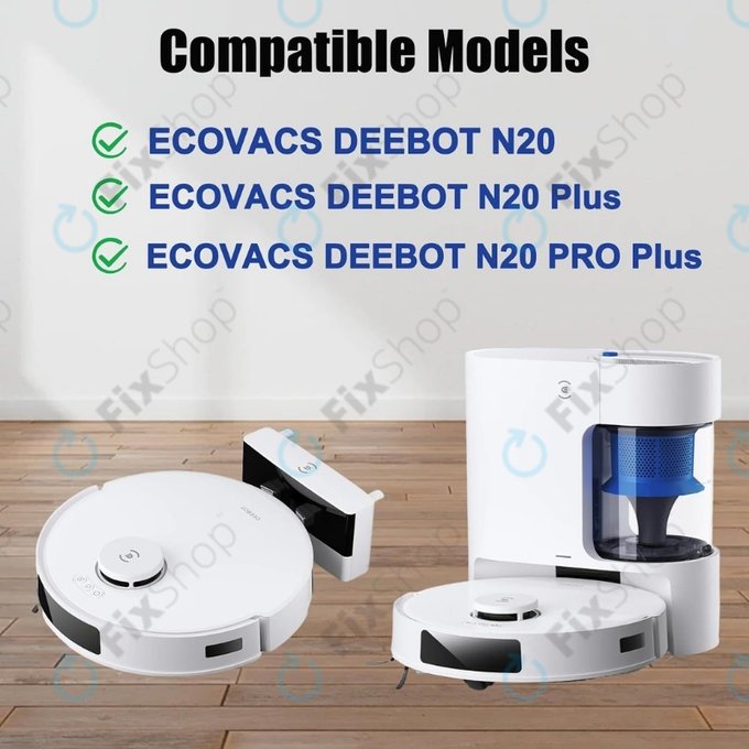 Mopovací útěrka, 2 ks pro Ecovacs Deebot N20, N20 Plus, N20 Pro Plus