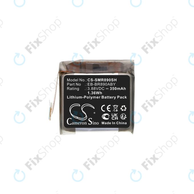 Baterie pro Samsung Galaxy Watch4 Classic 46 mm, 350mAh, Li-Pol, 3.88V, EB-BR890ABY, HQ