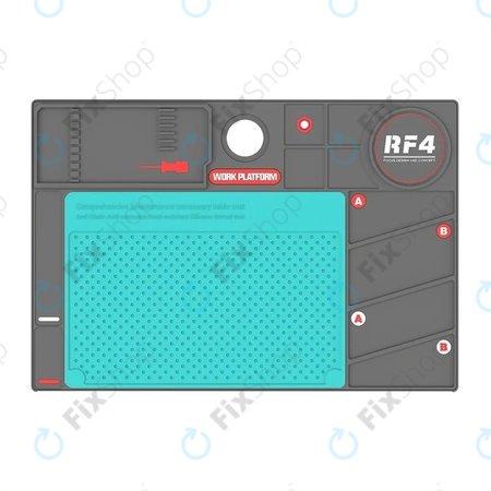 Refox RF4 Work Platform - ESD Antistatická Teplovzdorná Silikonová Podložka