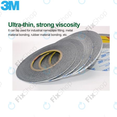 3M - Oboustranná Lepící Páska - 10mm x 50m (Černá)